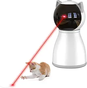 YVE LIFE – Juguete láser automático para gatos, trayectoria aleatoria, recargable