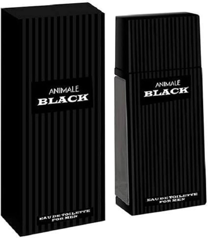 Animale Black Hombre 100 Edt frasco negro de 100