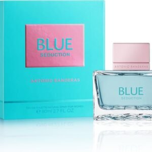 Antonio Banderas Blue Seduction Mujer EDT 100 ml en frasco de vidrio negro