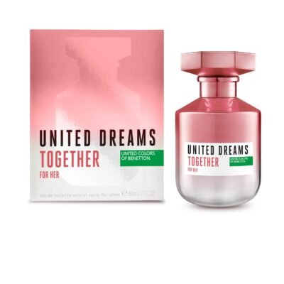 Benetton United Together Mujer EDT 80 ml, fragancia aromática para mujer