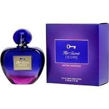 Antonio Banderas Her Secret Desire 80 ml EDT en frasco negro de vidrio
