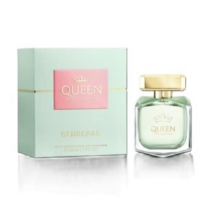 Antonio Banderas Queen Of Seduction 80Ml, fragancia femenina en frasco negro de 80 ml