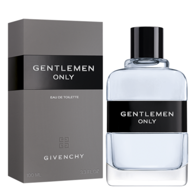 Givenchy Gentlemen Only Hombre EDT 100ml frasco sobre fondo blanco