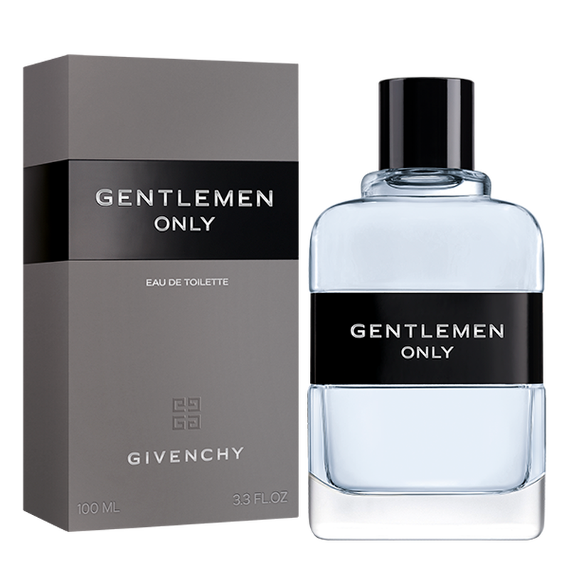 Givenchy Gentlemen Only Hombre EDT 100ml frasco sobre fondo blanco