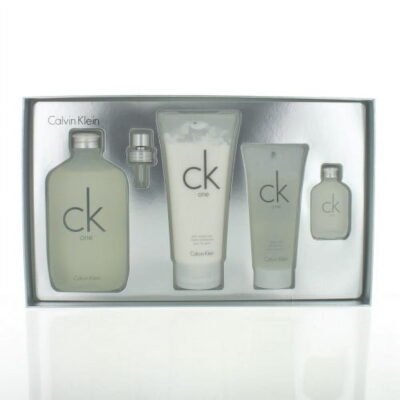 Estuche Calvin Klein CK One 4Pz sobre fondo blanco