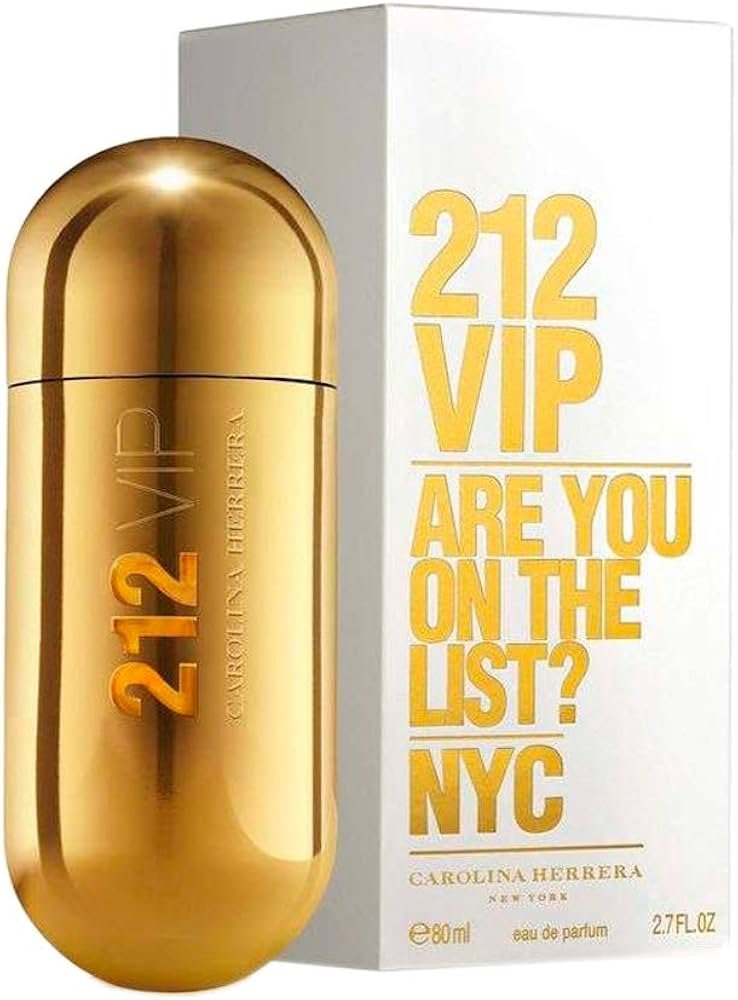 Carolina Herrera 212 Vip EDP 80 ml Lady, fragancia femenina de 80 ml