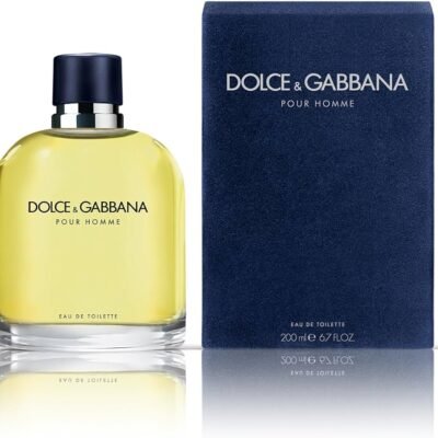 Dolce & Gabbana Pour Homme EDT 200 ml en packshot sobre fondo blanco