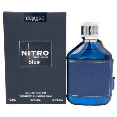 Dumont Nitro Blue Hombre EDP 100 ml, fragancia fresca y acuática para hombre