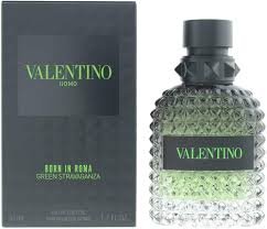 Valentino Uomo Born In Roma Green Stravaganza EDT 100 ml para hombre
