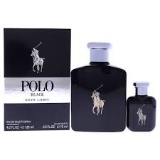 Ralph Lauren Polo Black Set 2 Piezas en fondo blanco