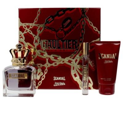Estuche Jean Paul Gaultier Scandal sobre fondo blanco