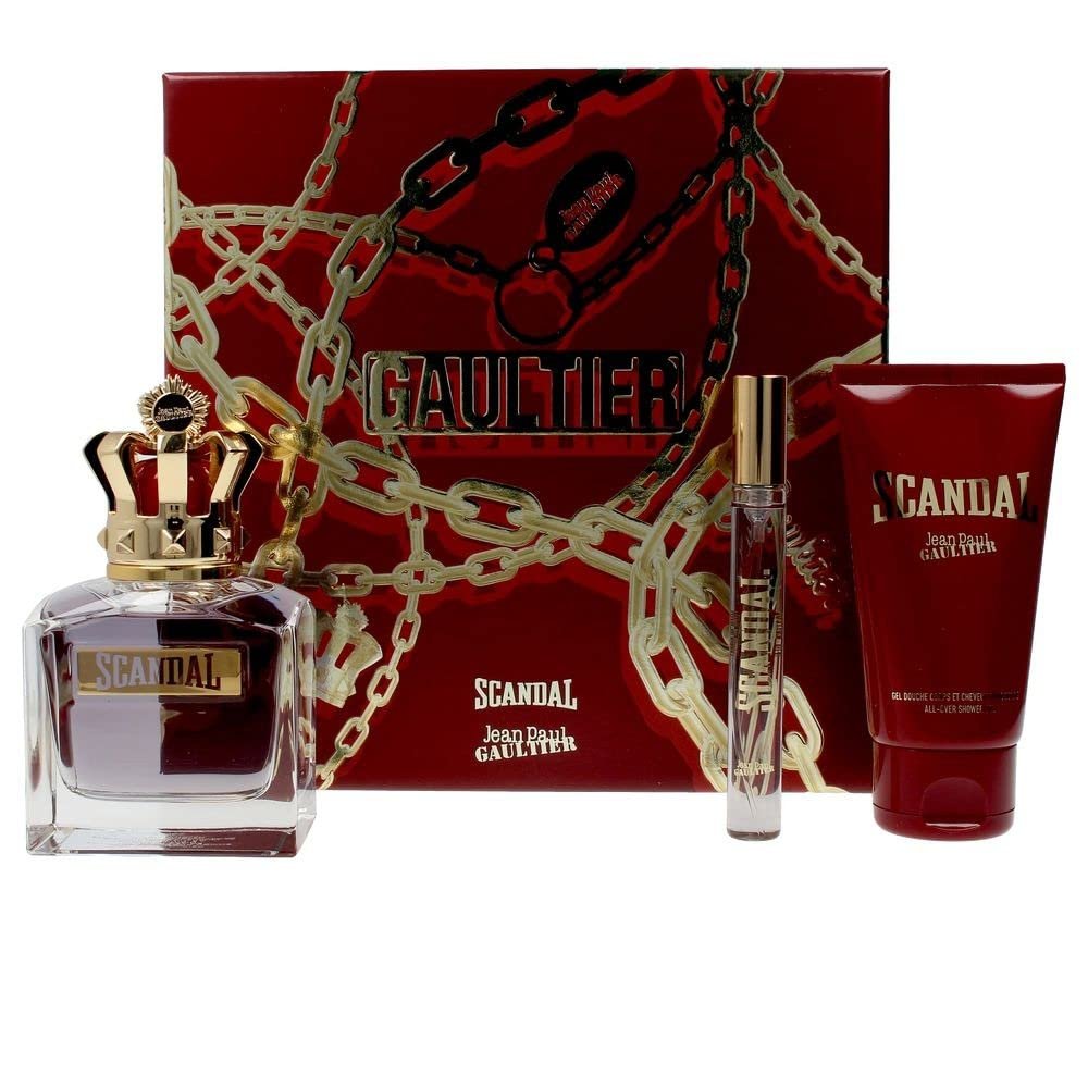 Estuche Jean Paul Gaultier Scandal sobre fondo blanco