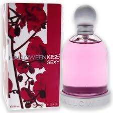 Halloween Kiss Sexy Mujer EDT 100 ml frasco sobre fondo blanco