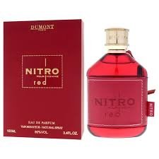 Nitro Red EDP 100 ml de Dumont para hombre sobre fondo blanco