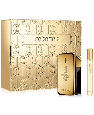 Estuche Paco Rabanne 1 Million 2Pz sobre fondo blanco