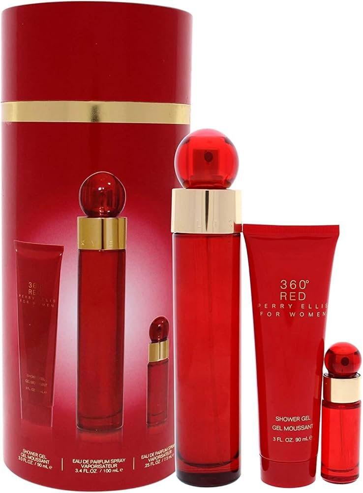 Estuche Perry Ellis 360 Red Mujer 3 Pz de Perry Ellis