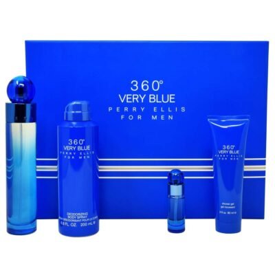 Estuche Perry Ellis 360 Very Blue 4 Piezas de Perry Ellis