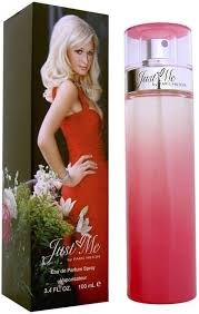 Paris Hilton Just Me Mujer EDP 100 ml sobre fondo blanco