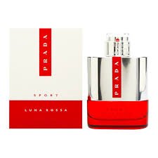 Prada Luna Rossa Sport Hombre EDT 100 ml sobre fondo blanco