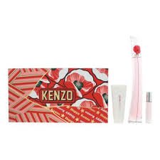 Kenzo Estuche Flower Poppy Bouquet 3Pz en packshot sobre fondo blanco