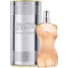 Jean Paul Gaultier Classique Mujer EDT 100 ml sobre fondo blanco