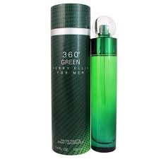 Perry Ellis 360 Green Hombre EDT 100 ml sobre fondo blanco