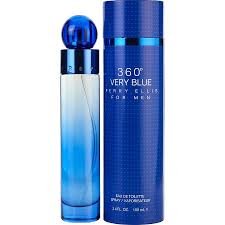 Perry Ellis 360 Very Blue Hombre EDT 100 ml, fragancia fresca y acuática para hombre